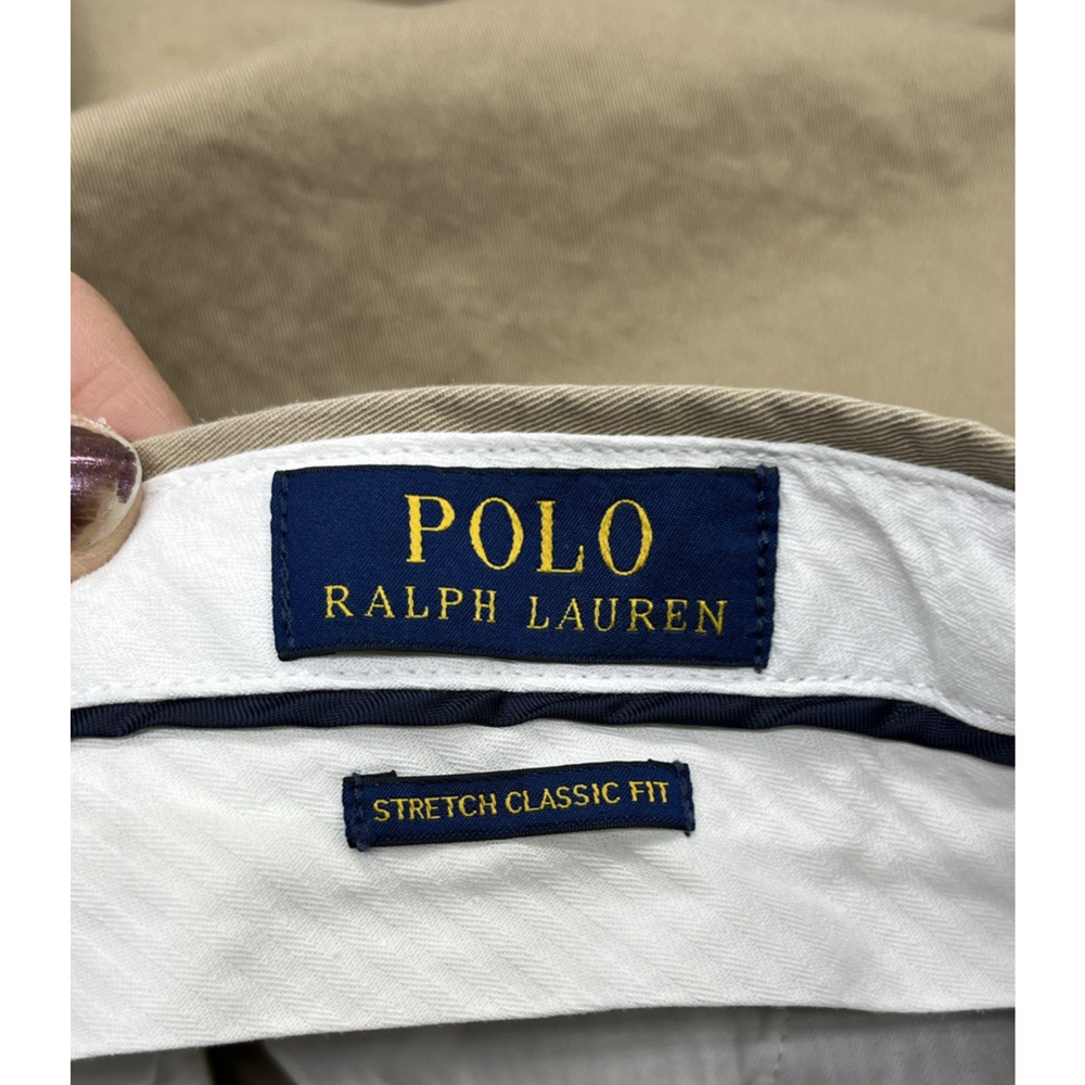 Polo Ralph Lauren Stretch Classic Fit Chino Pants Mens 34X34 (34X32) Casual - Picture 2 of 14